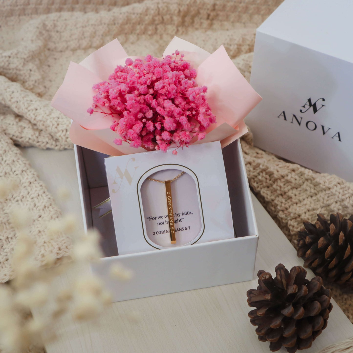 Secret Message Horizontal Bar Necklace