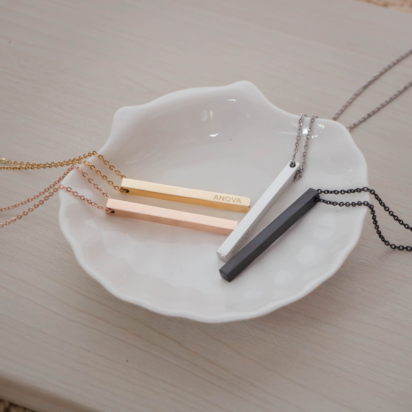 Infinite Love Bar Necklace