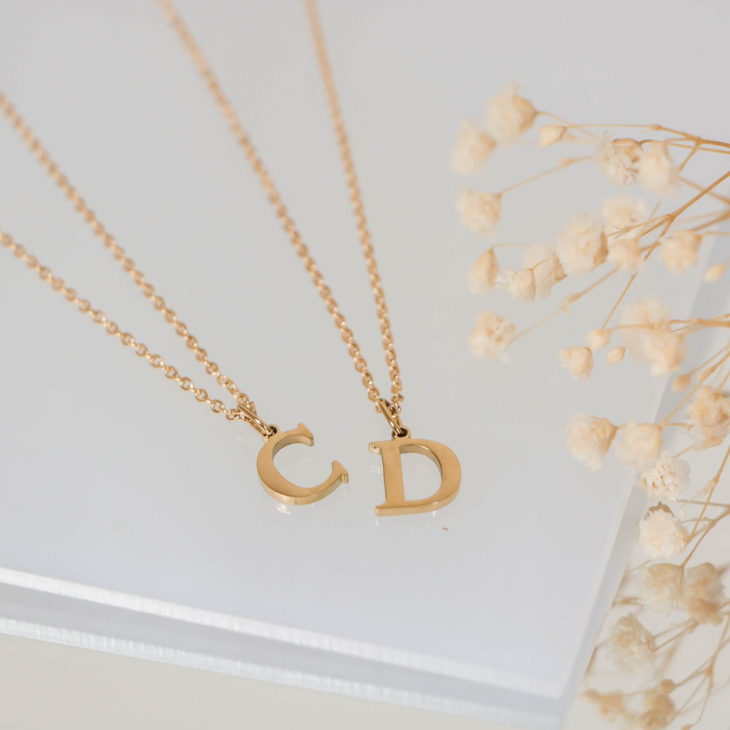 Initial Necklace (Georgia Font)