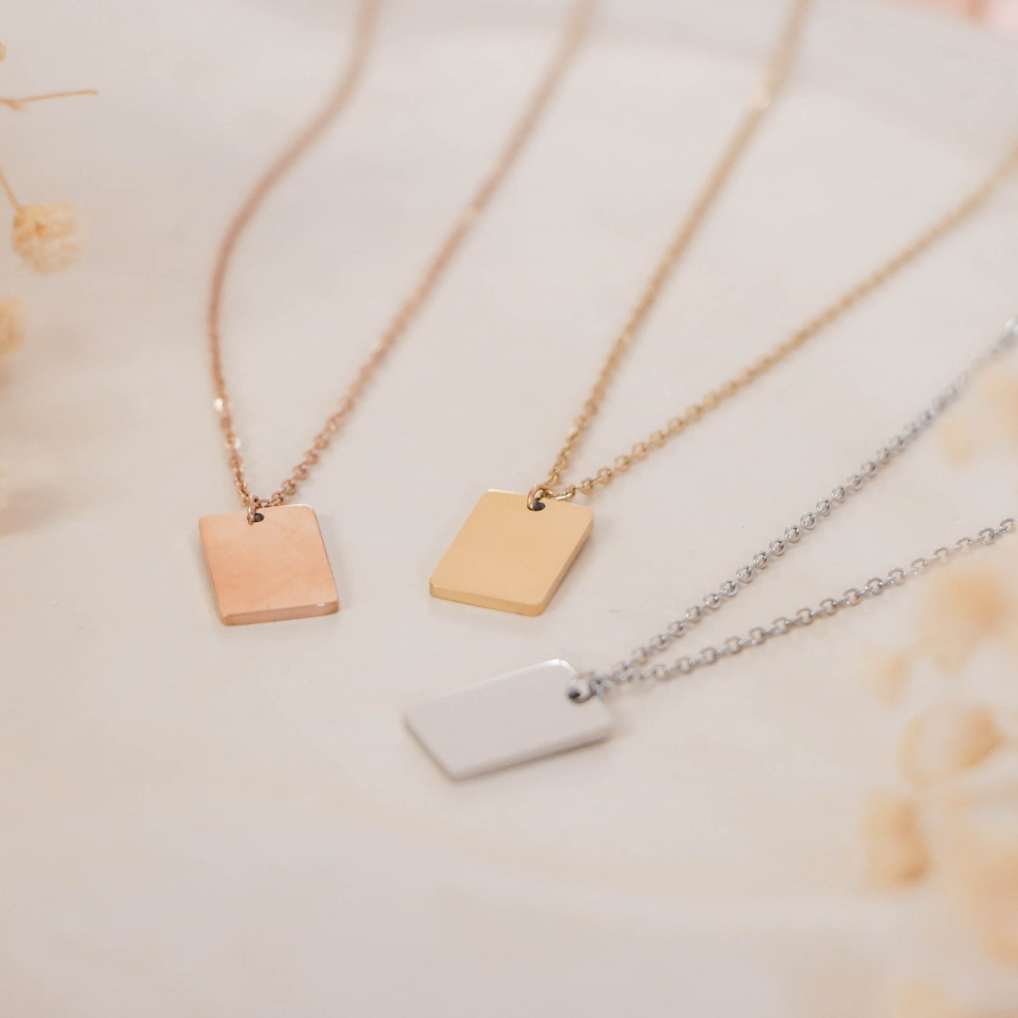 Quad Rectangle Necklace