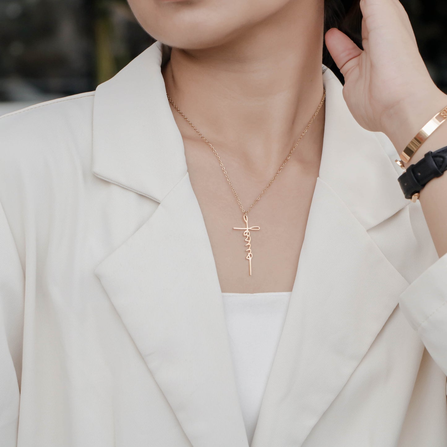Jesus at the Cross Necklace