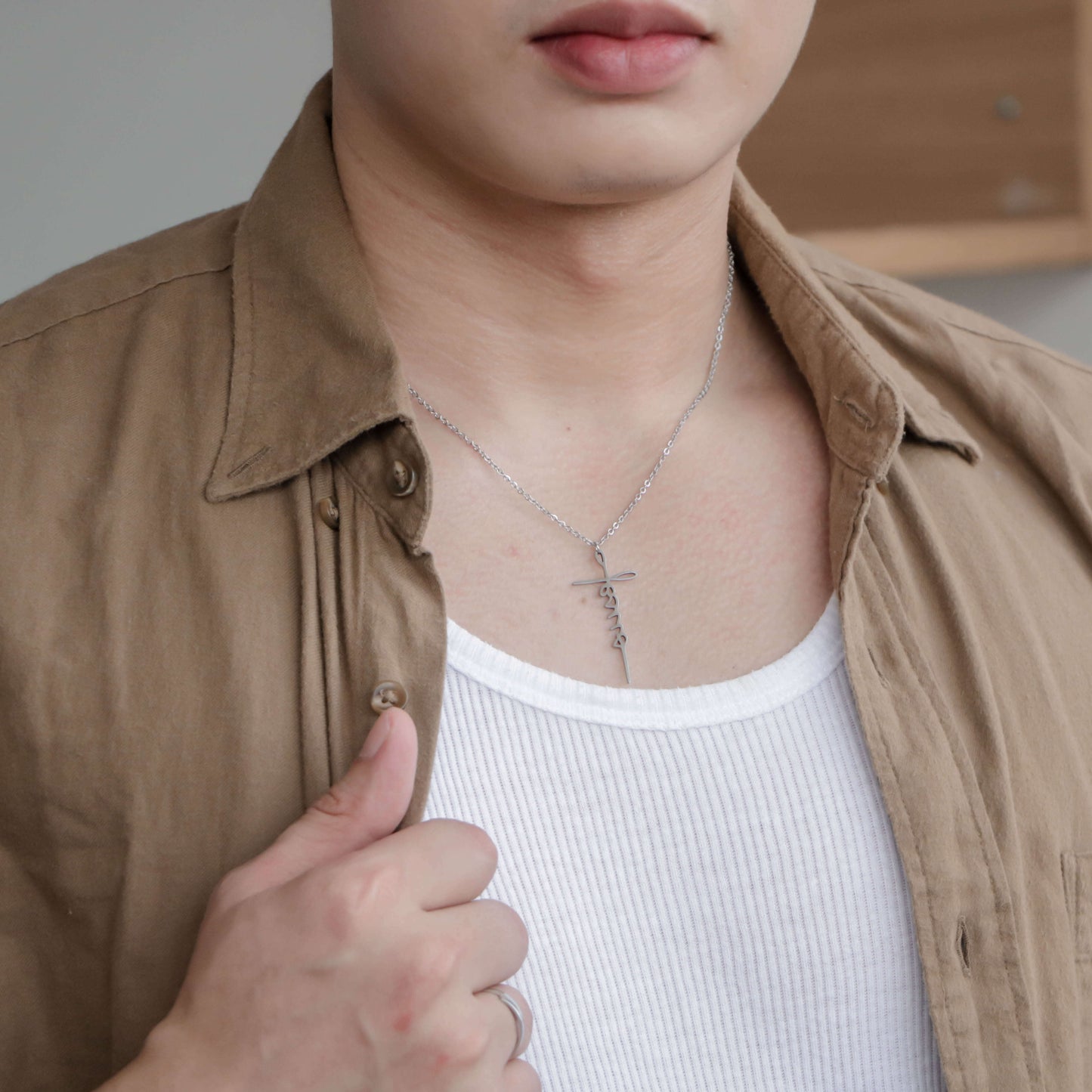 Jesus at the Cross Necklace