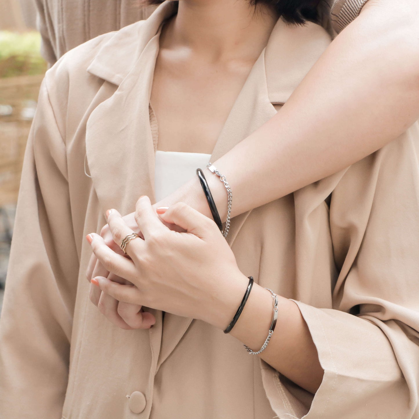 I Came I Saw I Loved Couple Bangles