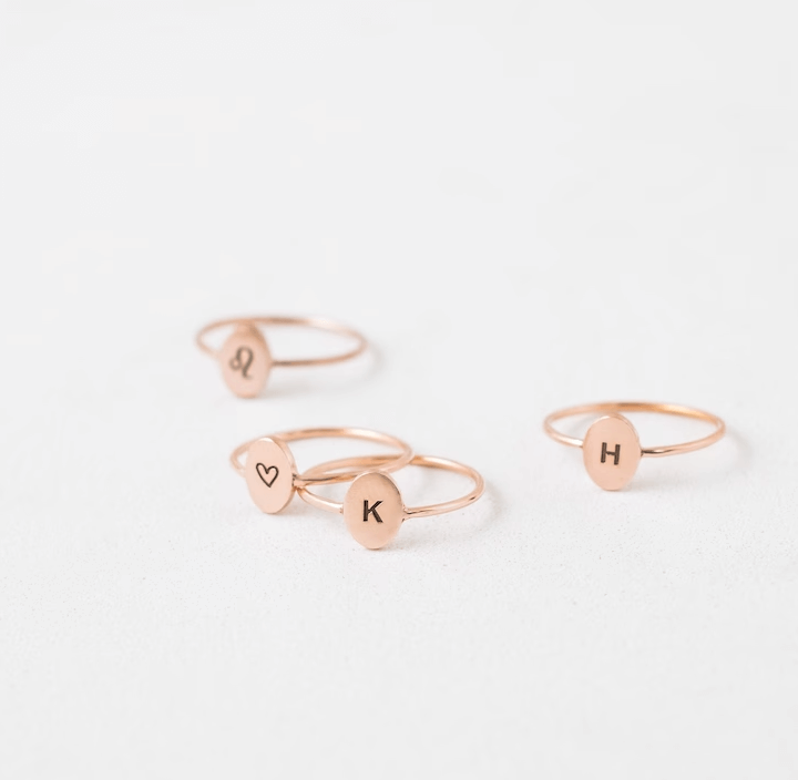Initial Oval Ring