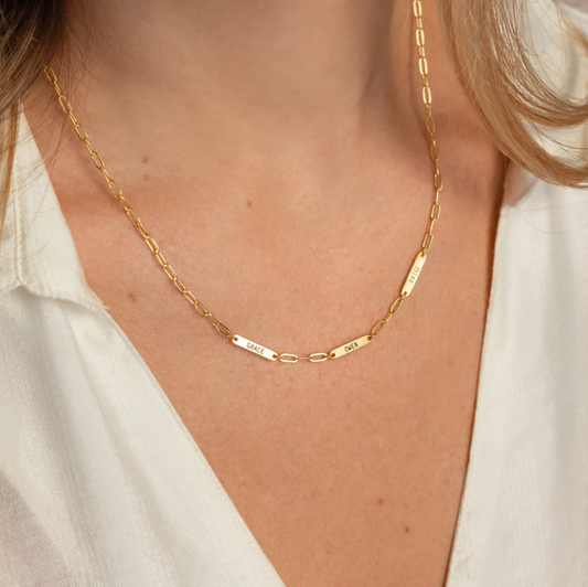 Paperclip Name Necklace