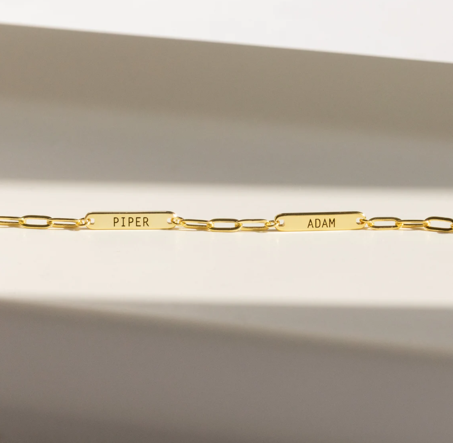 Paperclip Name Necklace