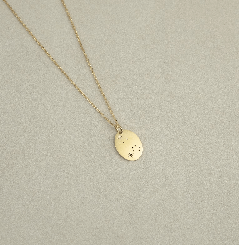 Guiding Stars Oval Necklace