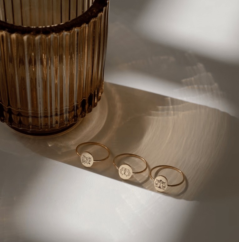 Zodiac Oval Ring