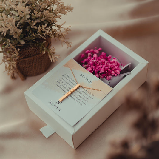 Blessed Bar Necklace
