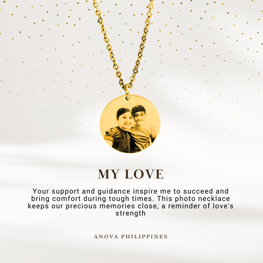 Photo Engraved Portrait Necklace Gift [Buy 1 take 1 FREE]