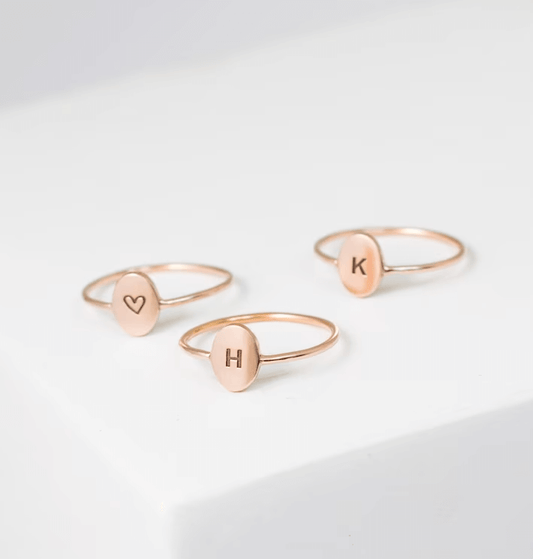 Initial Oval Ring