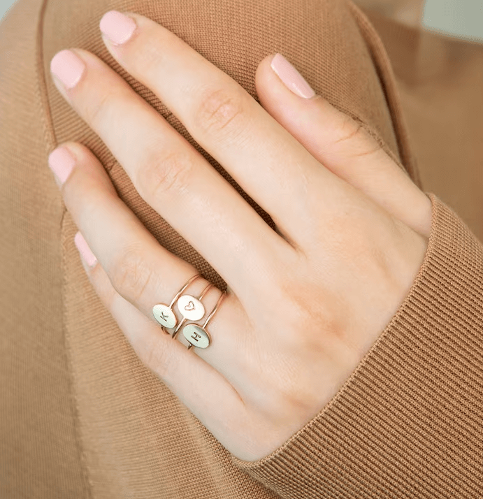 Initial Oval Ring